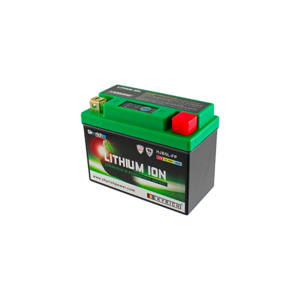 BATTERIA LITIO SKYRICH YJB5L PRONTA FOR YAMAHA 50 DT R SM 2003-2005