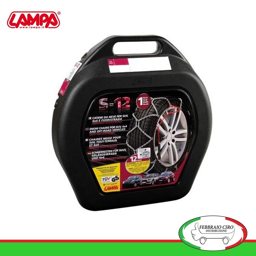 Catene da neve 245/65R17 245/65-17 12mm Suv Lampa S12 Gruppo 25 - 16469