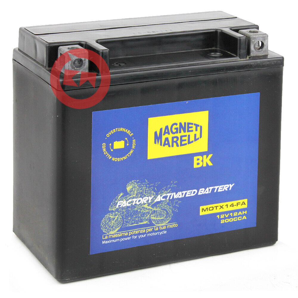 BATTERIA MAGNETI MARELLI SIGILLATA YTX14-BS BMW R ST 1200 2005-2008