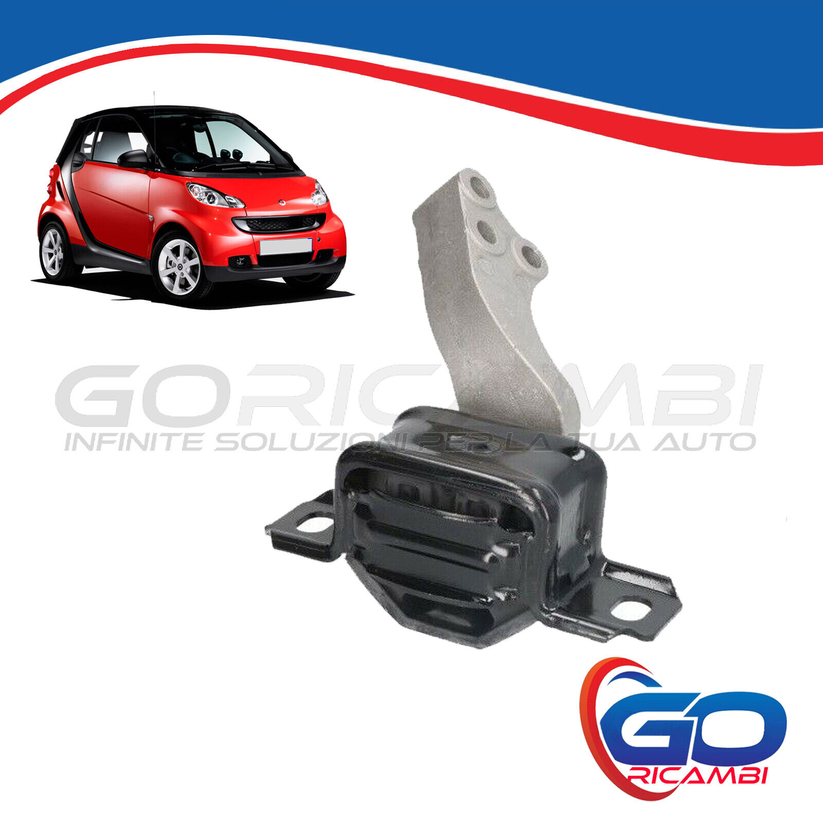 SUPPORTO MOTORE DESTRO PER SMART 450 451 0.8 DIESEL DAL 2004 AL 2007