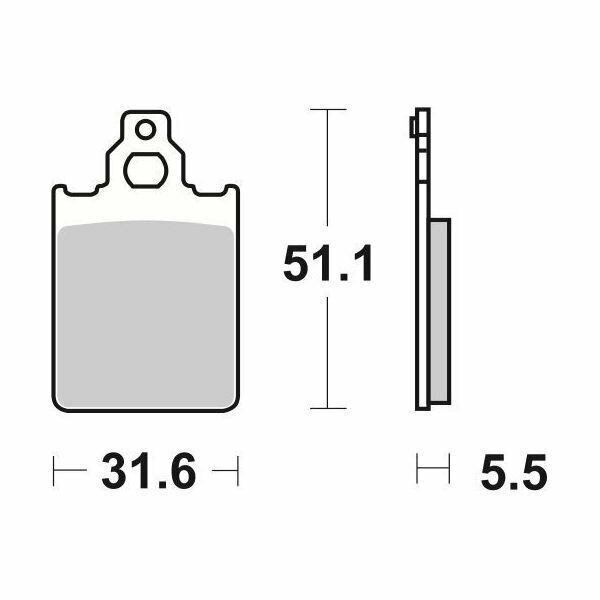 Coppia Pastiglie Freno Ferodo FDB873P Anteriore Kawasaki ZX 12 1200 R 2000>2003
