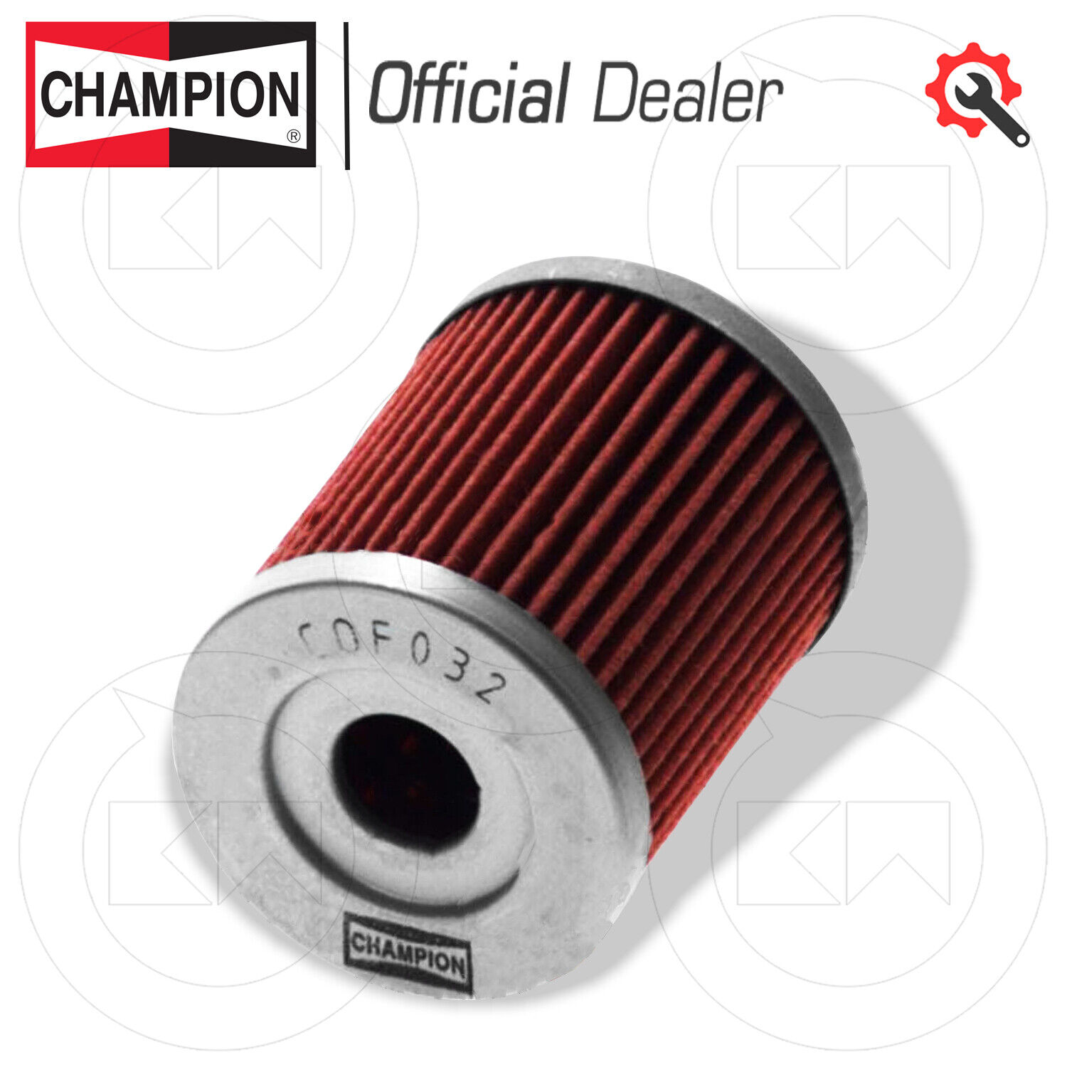 FILTRO OLIO CHAMPION COF032 per SUZUKI LT-F 4WD King Quad 400 1998 1999