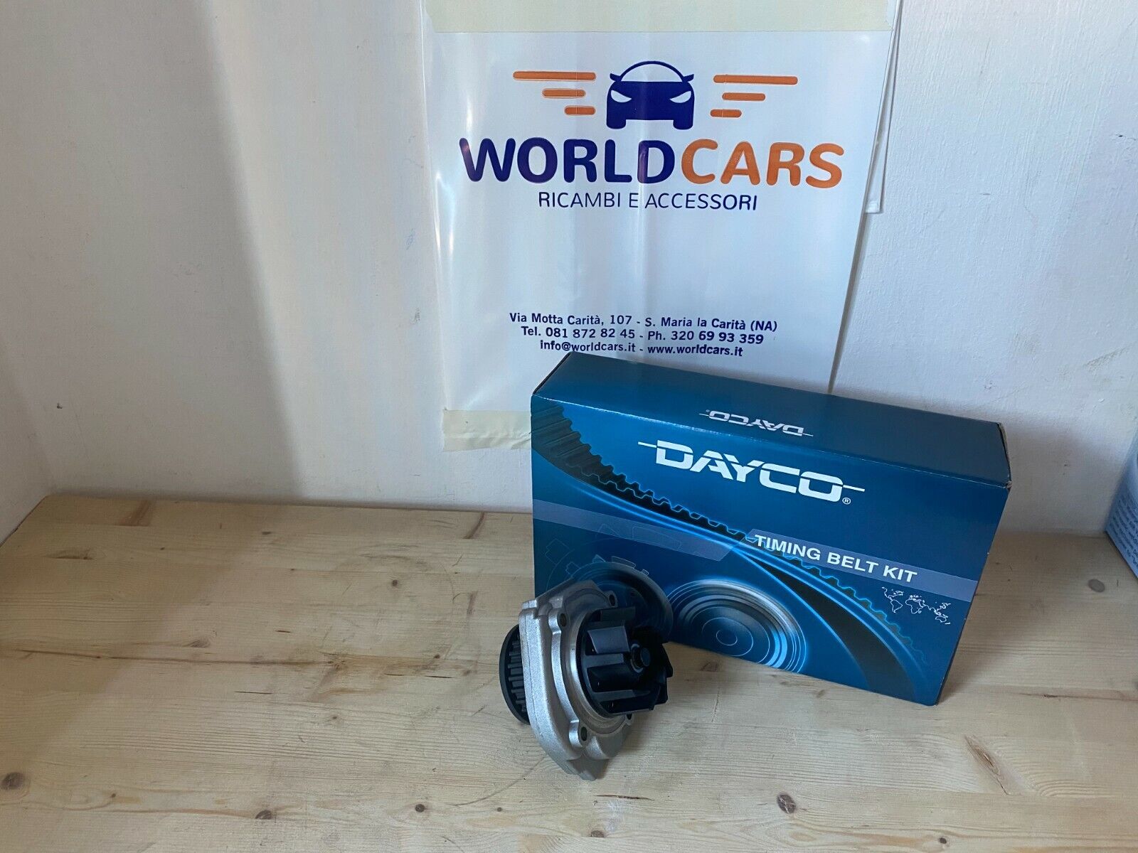 KIT DISTRIBUZIONE E POMPA ACQUA DAYCO 1.2 BENZINA PANDA 500 PUNTO YPSILON EVO