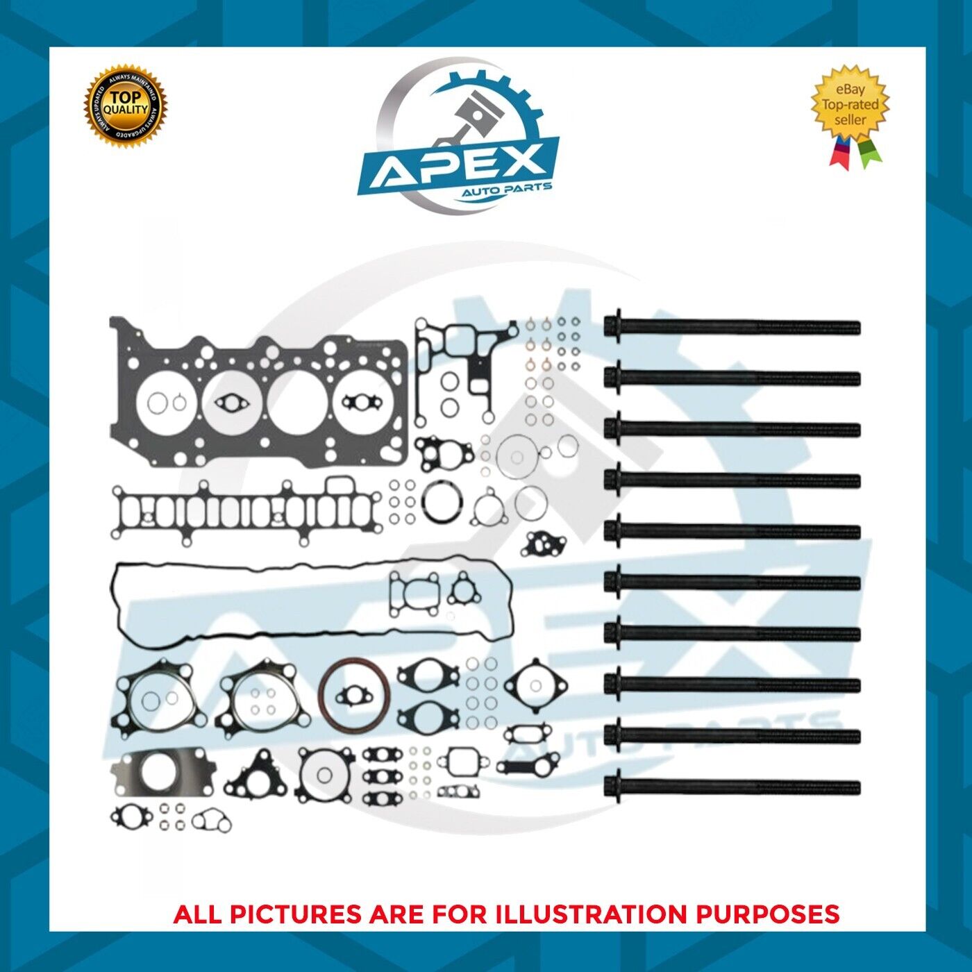 Per Mazda 3 6 CX5 2.2 D Motore Diesel SHY1 SHY4 Full Guarnizione Set Con Testa