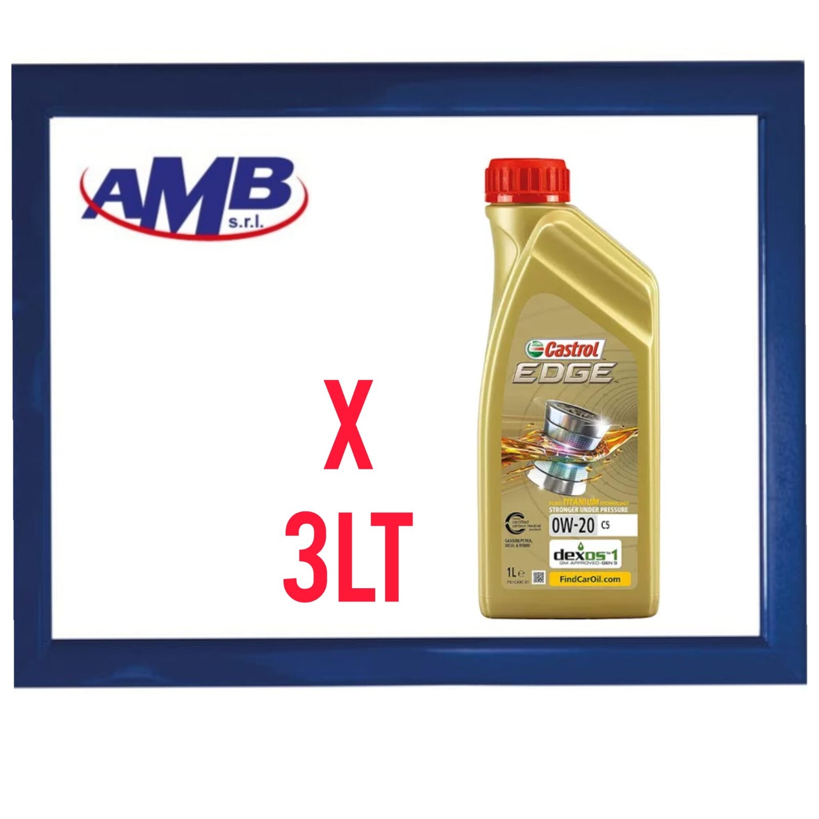 OLIO MOTORE 0W20 CASTROL EDGE PROFESSIONAL  3L ACEA C5