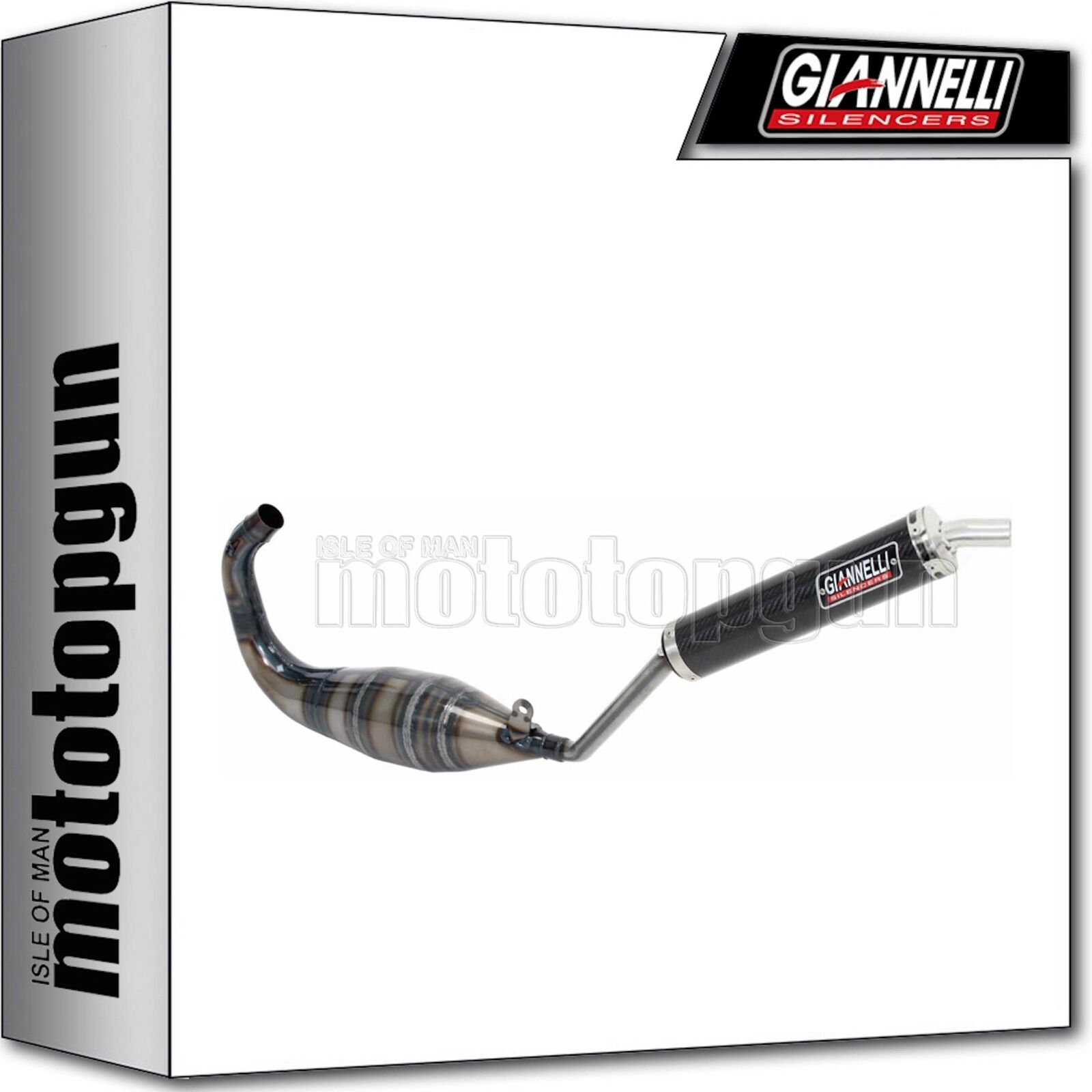 GIANNELLI TERMINALE COMPLETO OPEN STREET 2T CARBONIO CAGIVA MITO 125 1994 94