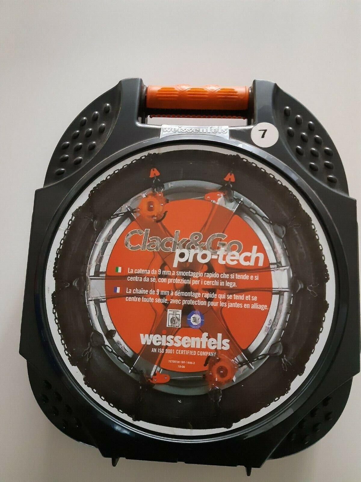 CATENE DA NEVE WEISSENFELS M44 MOD.7 PRESTIGE Clack&Go Pro-tech 9mm