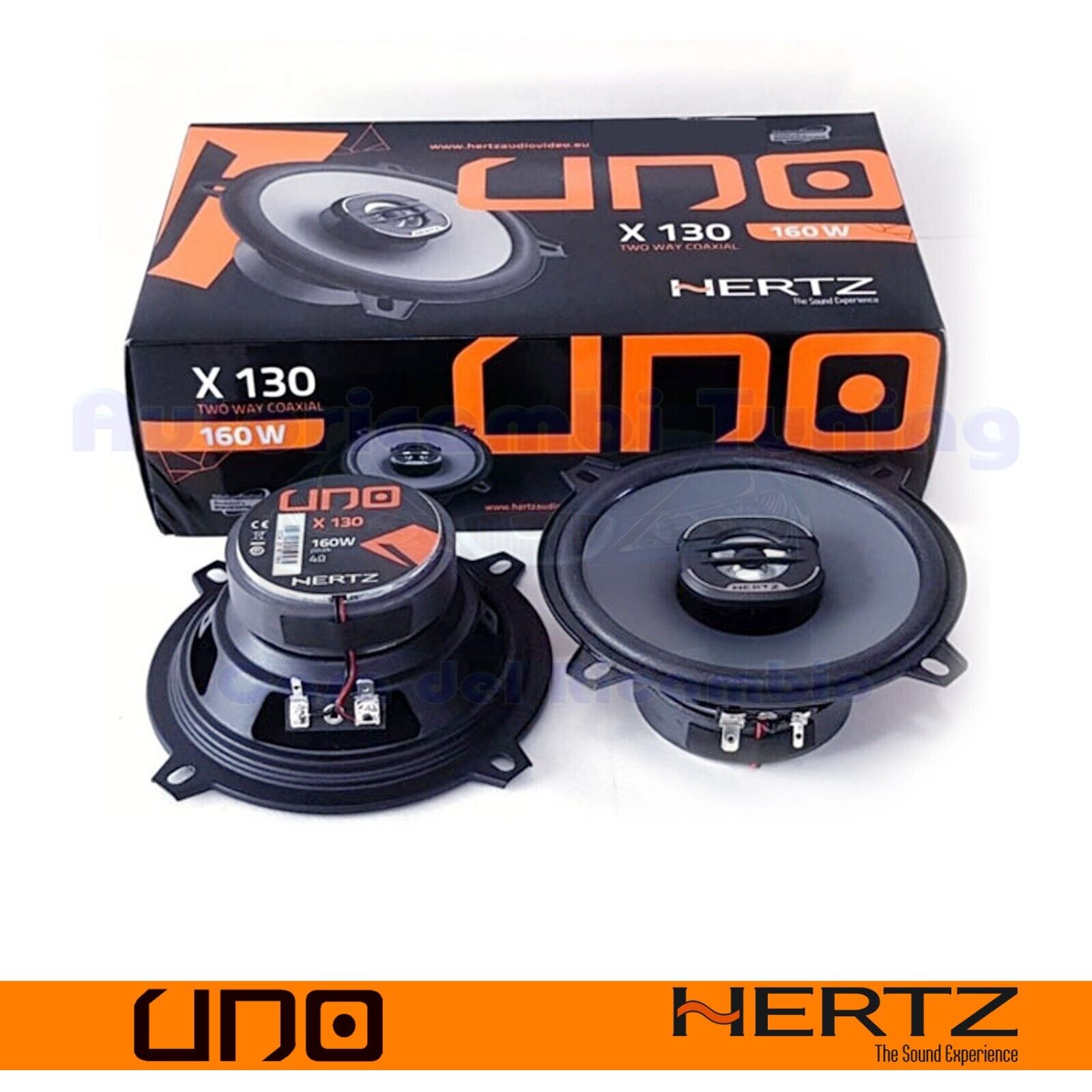 Coppia Altoparlanti Hertz X130 Serie UNO Casse Coassiali 160W 40W.rms