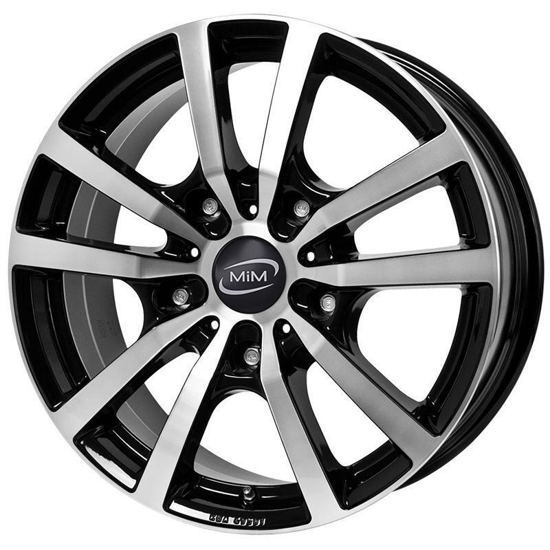 Cerchi in lega per AUDI A3 17" - MIM CROKE BLACK POLISH