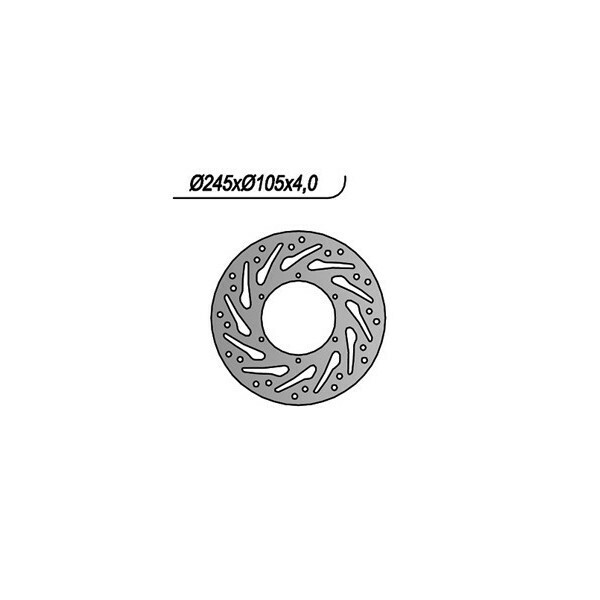 DISCO FRENO NG 8006 DERBI 125 GP1 2007-2009