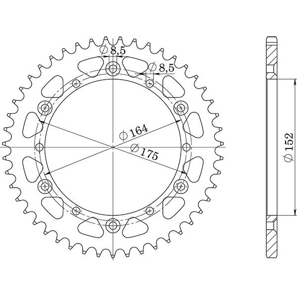 CORONA IN ACCIAIO P520 - Z40 PER XROAD 250 Mustang 2003-2004