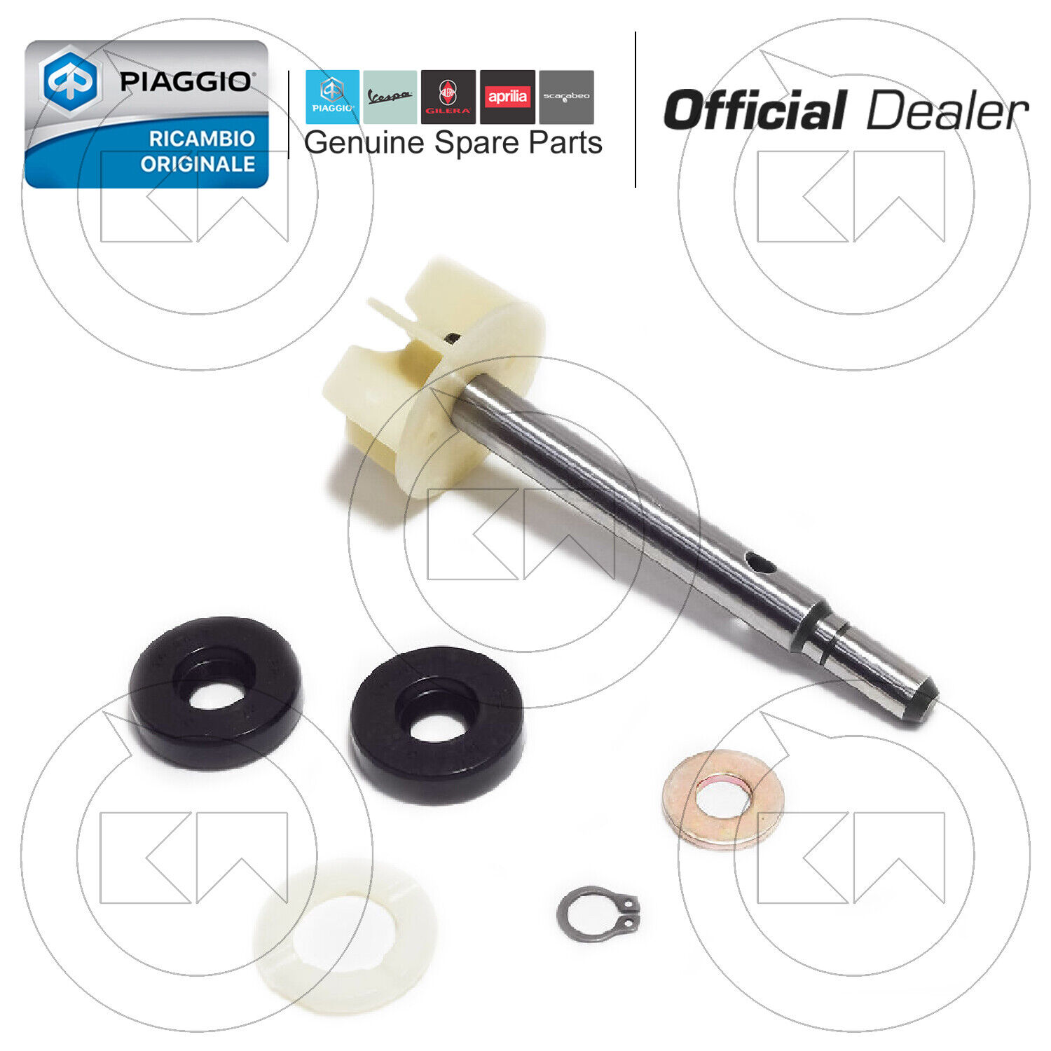 KIT REVISIONE ALBERO POMPA ACQUA ORIGINALE PIAGGIO APRILIA LEONARDO 125 4t 2002