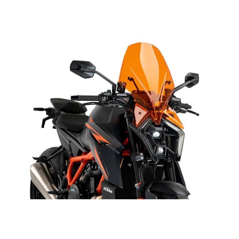 PUIG CUPOLINO NAKED N.G. TOURING PER KTM 1390 R EVO SUPERDUKE 2024 ARANCIONE