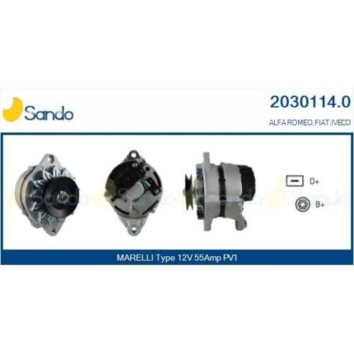 Alternatore Sando 2030114.0 per Fiat Iveco