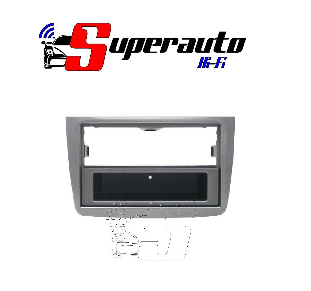 PHONOCAR 03207 Mascherina adattatore autoradio ALFA Mito 2DIN ISO grigio opaco