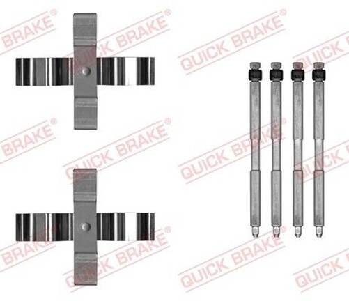 QUICK BRAKE 109-0055 Kit Accessori, Pastiglie Freno per BMW, Mini