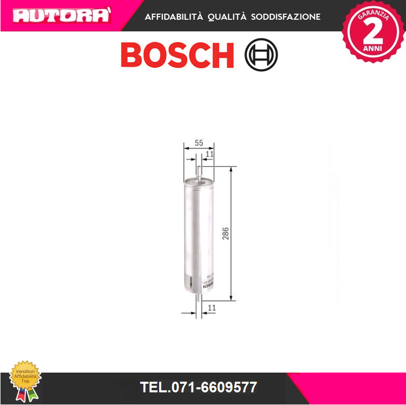 F026402095 Filtro carburante (MARCA-BOSCH).