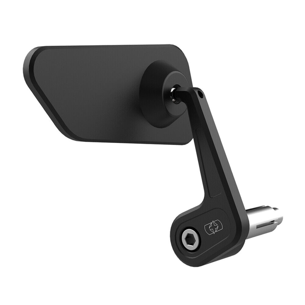Retrovisore Estremo Manubrio Universale Destro OXFORD Horizon-Negro per Moto