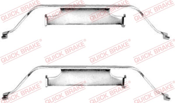 QUICK BRAKE 109-1096 Kit Accessori, Pastiglie Freno per BMW, Jaguar