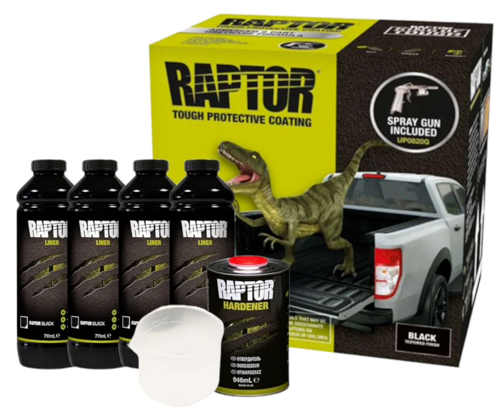 VERNICE NERA RAPTOR U.POL KIT DA LT.3,8  RLB/S4