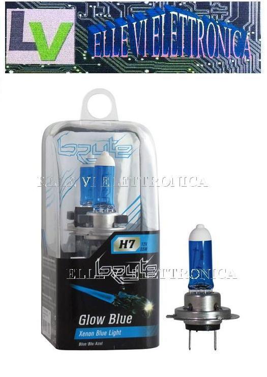 TB16 BRYTE BLUE Lampada Moto Scooter Effetto Xenon H7 + 30% 12V Luce 5500 K