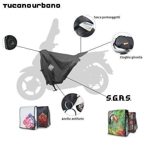 Coprigambe Termoscud Termoscudo Coperta Tucano Urbano Honda Sh 300 Dal 2015