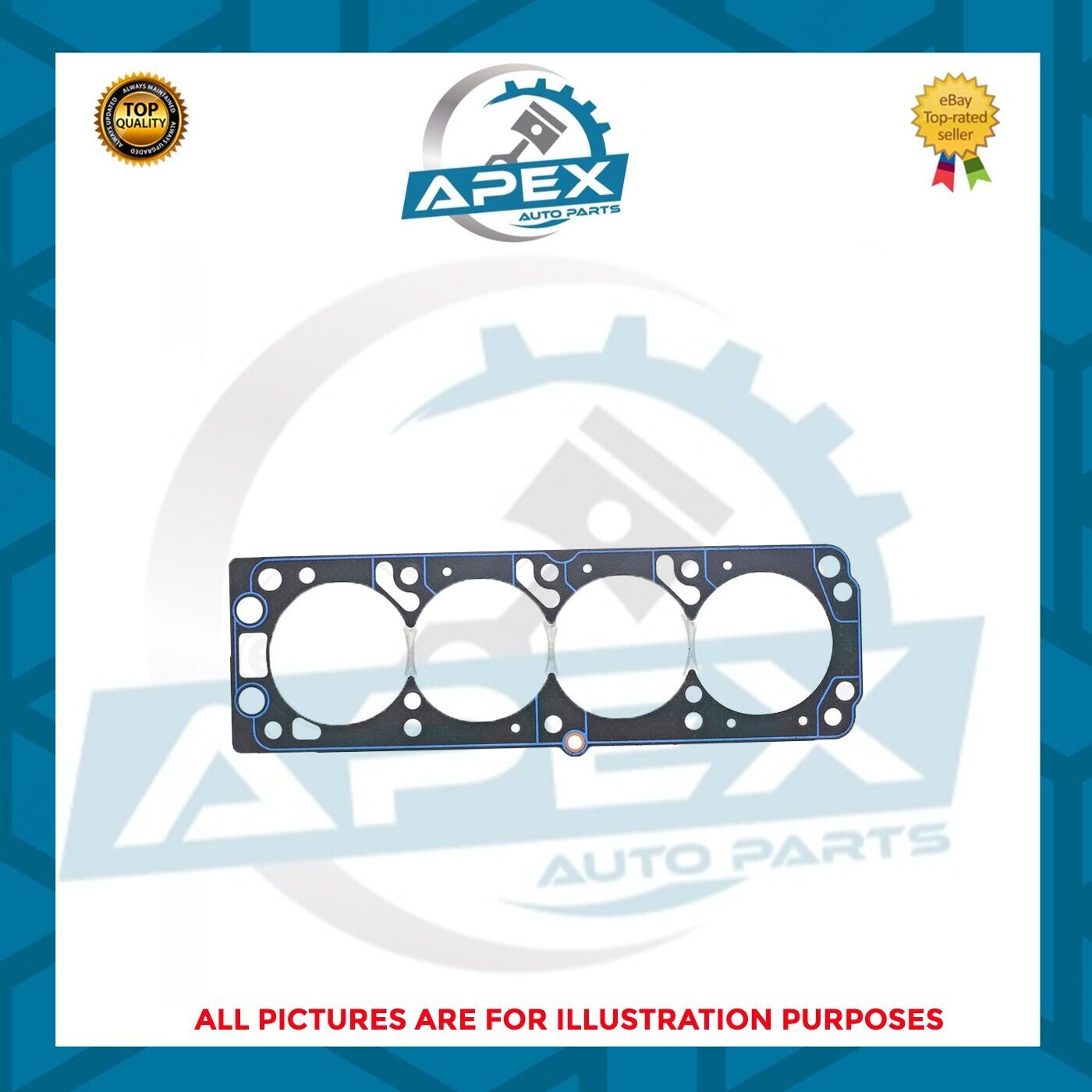 Opel C20NE 20NE 2.0 8V 1.3MM Fibra Elring Guarnizione Testata