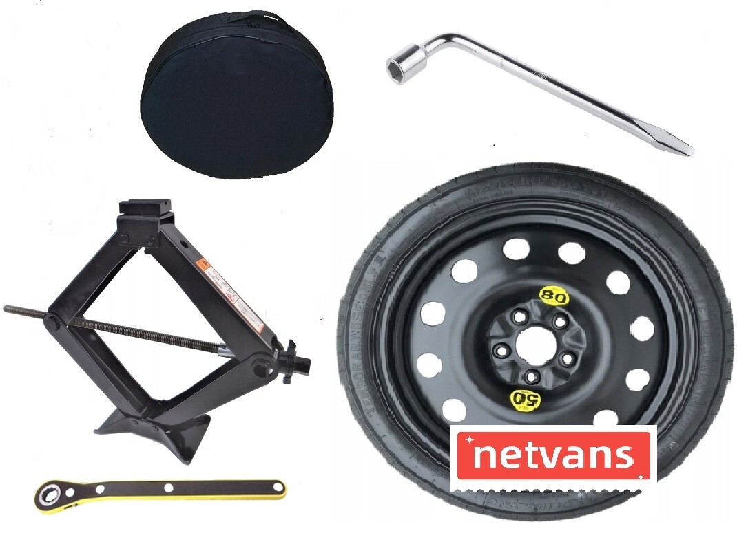 RUOTINO DI SCORTA 16" PER SUZUKI SX4 CON CRIC E CHIAVE 65X15CM OMOLOGATI