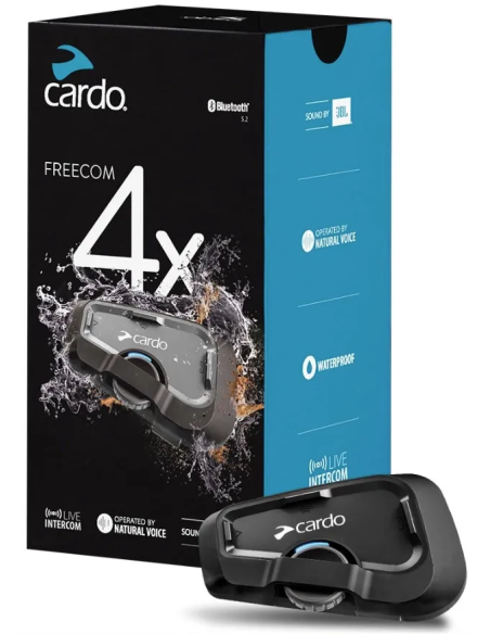 XIT Cardo Freecom 4X kit singolo interfono moto