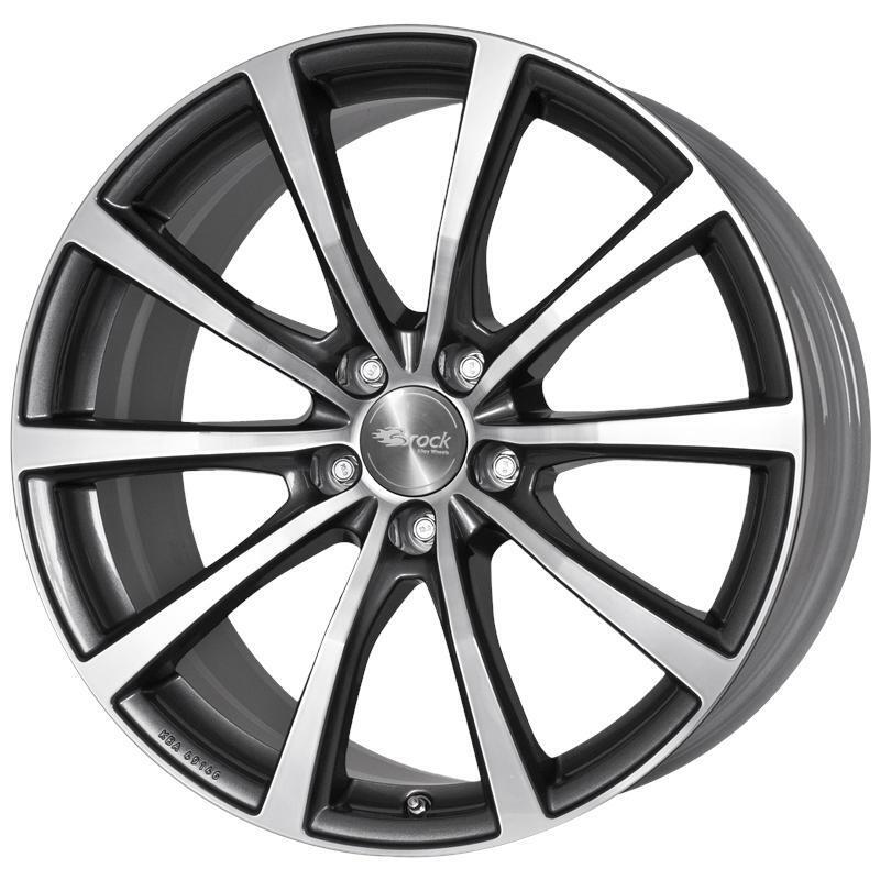 Cerchi in lega per HYUNDAI Tucson 19" - BROCK B32 GRAPHITE LUCIDO DIAMANTATO