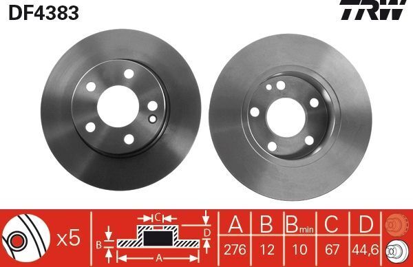 TRW Discofreno  DF4383