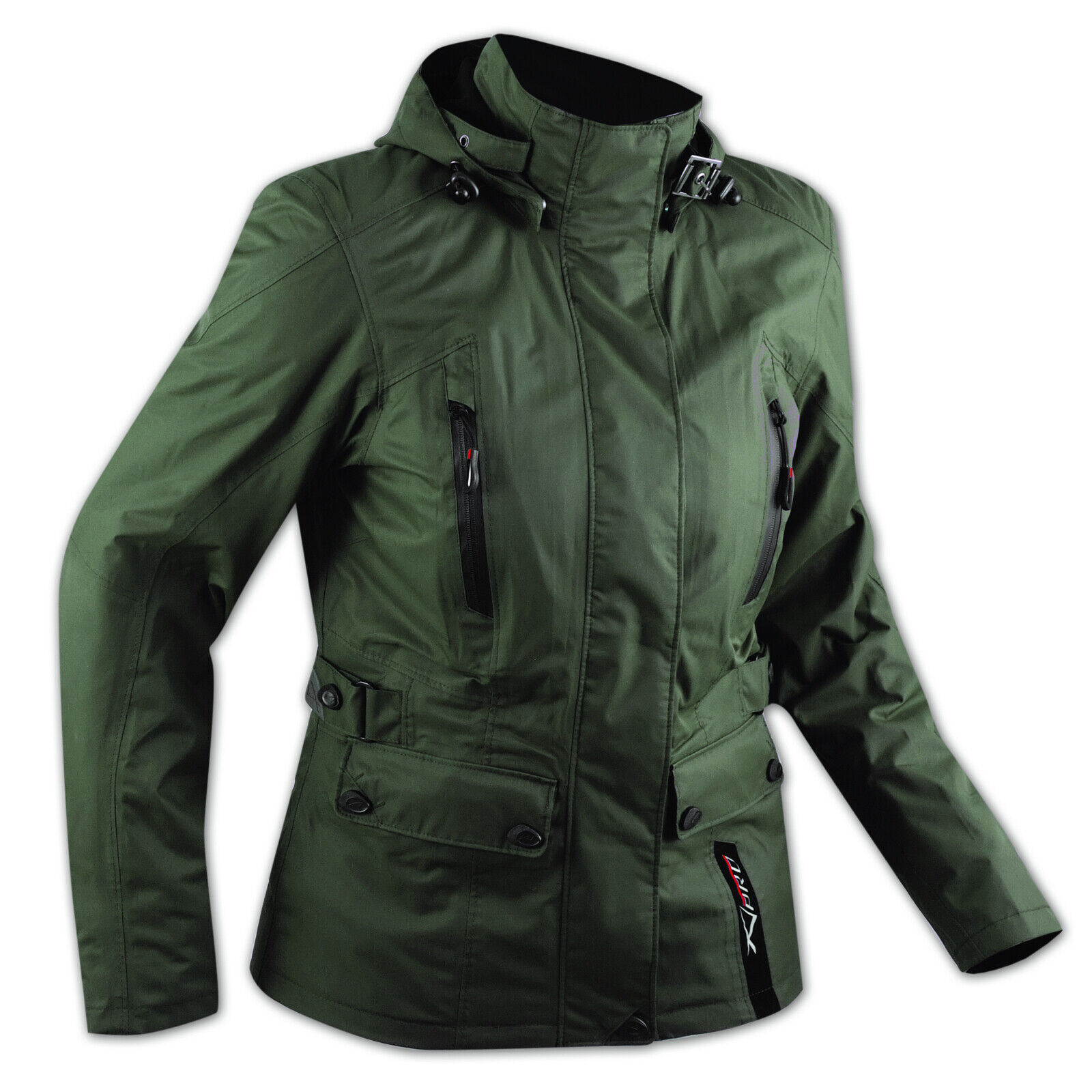CE Armour City Scooter Ladies Motorcycle Touring Motorbike Jacket Green L