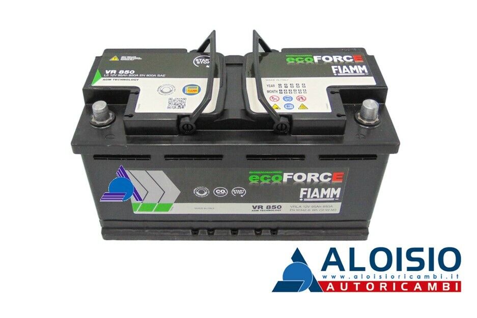 VR850 BATTERIA FIAMM AGM 95AH 850A - Start&Stop **Spedizione Inclusa!!**