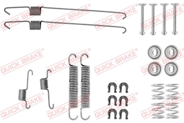 QUICK BRAKE 105-0001 Kit Accessori, Ganasce Freno per Daihatsu, Subaru, Suzuki