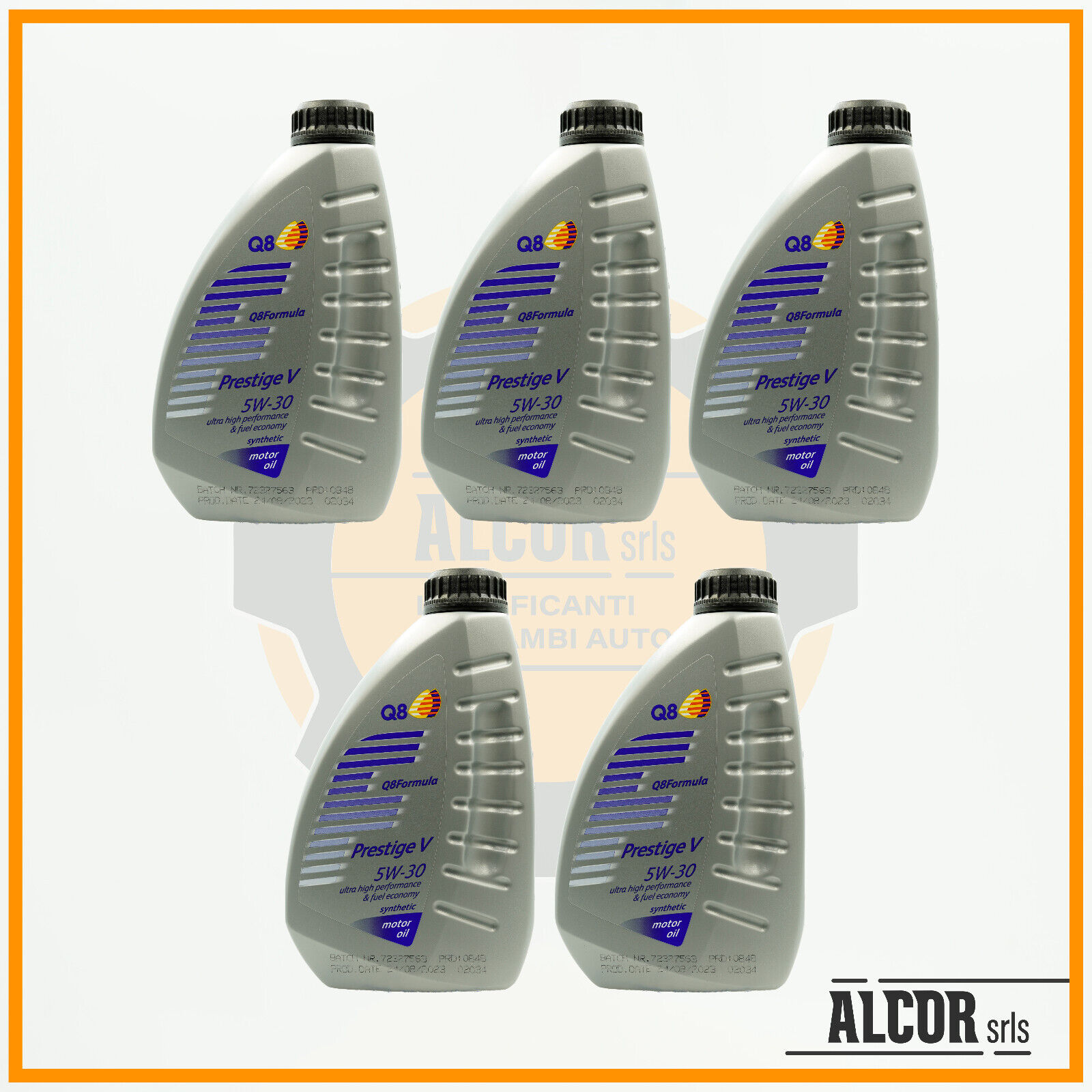 5 LITRI - Q8 FORMULA PRESTIGE V 5W-30 motor oil (5 LATTINE DA 1 L)
