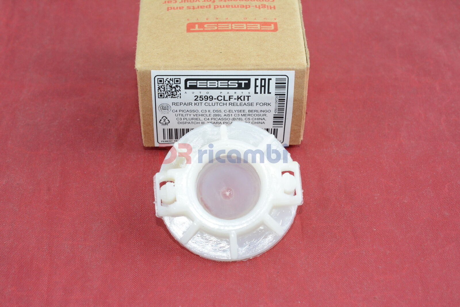 BOCCOLA FORCELLA DISINNESTO FRIZIONE PER CITROEN PEUGEOT 2599-CLF-KIT 211761