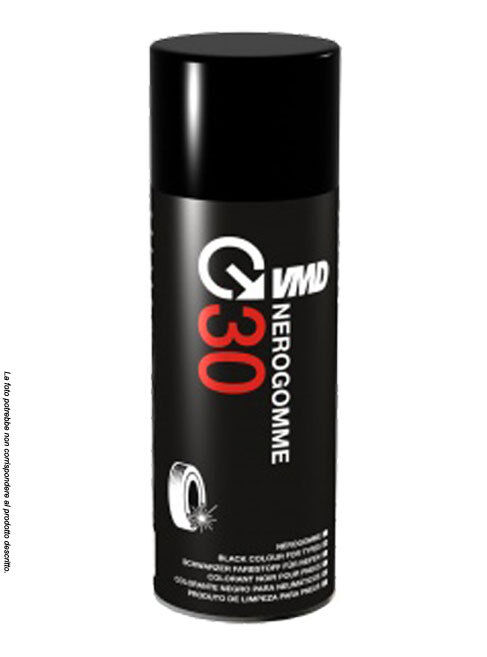 VMD30 NEROGOMME BOMBOLETTA SPRAY RAVVIVA PROTEGGE PNEUMATICI TAPPETI AUTO 400ML