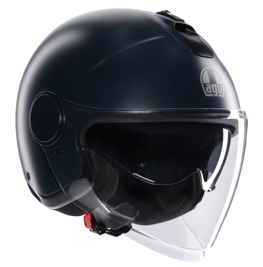 CASCO MOTO JET AGV HELMETS ETERES E2206 MONO COLOR OTTANIO OPACO TAGLIA S