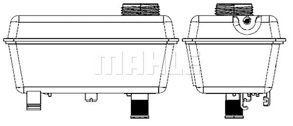 MAHLE CRT 27 000S Espansione Serbatoio, Refrigerante per Volvo