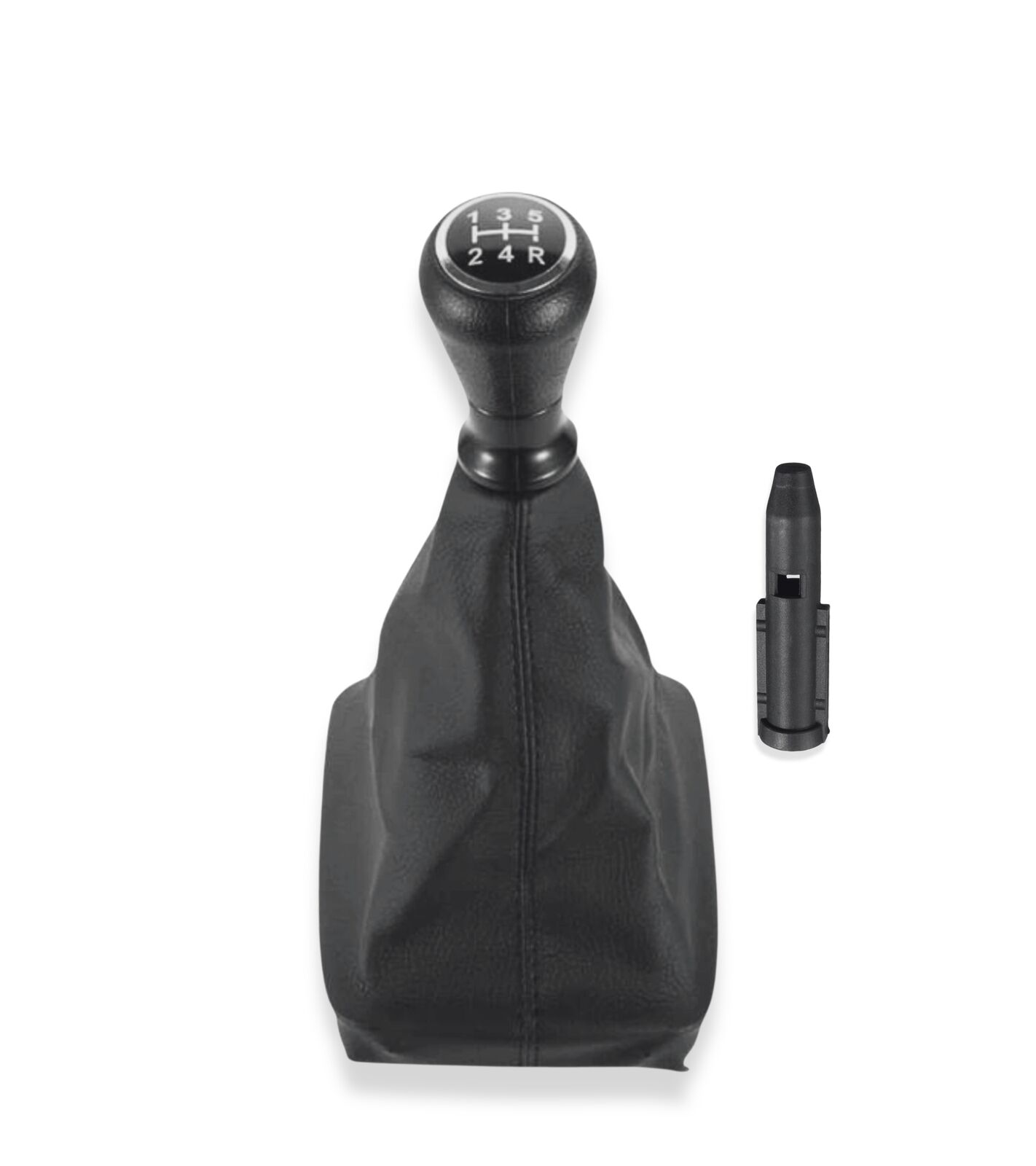 Pomello e Cuffia Cambio Compatibile con Peugeot 206 206 Plus 406 e Adattatore