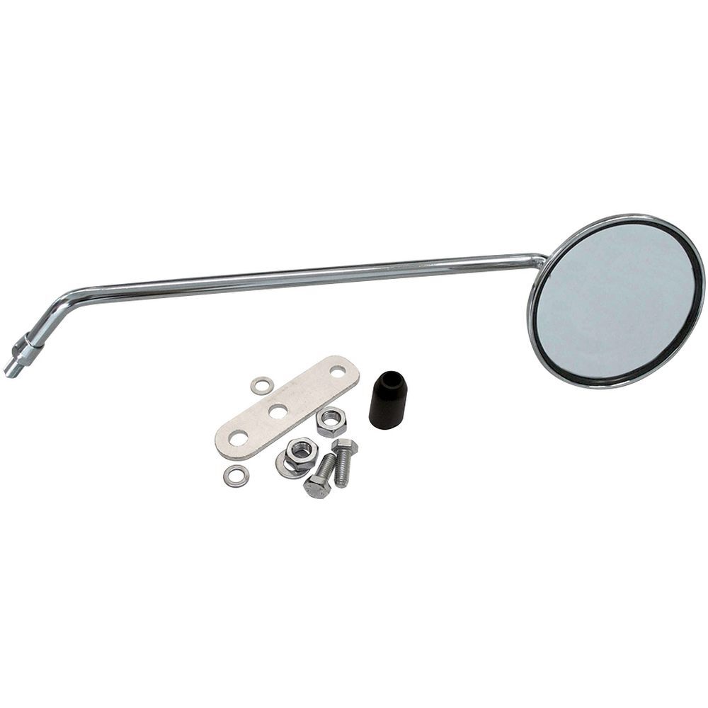 SPECCHIETTO BCR DX TONDO CROMO CON PIASTRA LML 200 STAR 4T DELUXE 4S 2011-2012