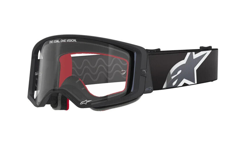 MASCHERA [ALPINESTARS] SUPERTECH CORP GOGGLE - NERO / TRASPARENTE