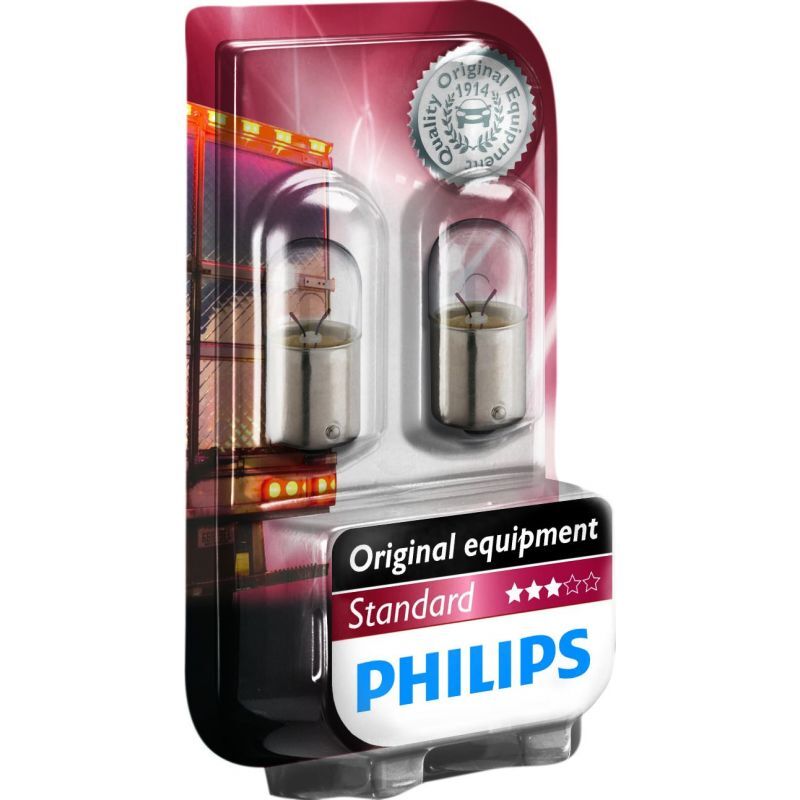 FASEBA Blister 2 lampadine standard R5W PHILIPS 24V 5W BA15S