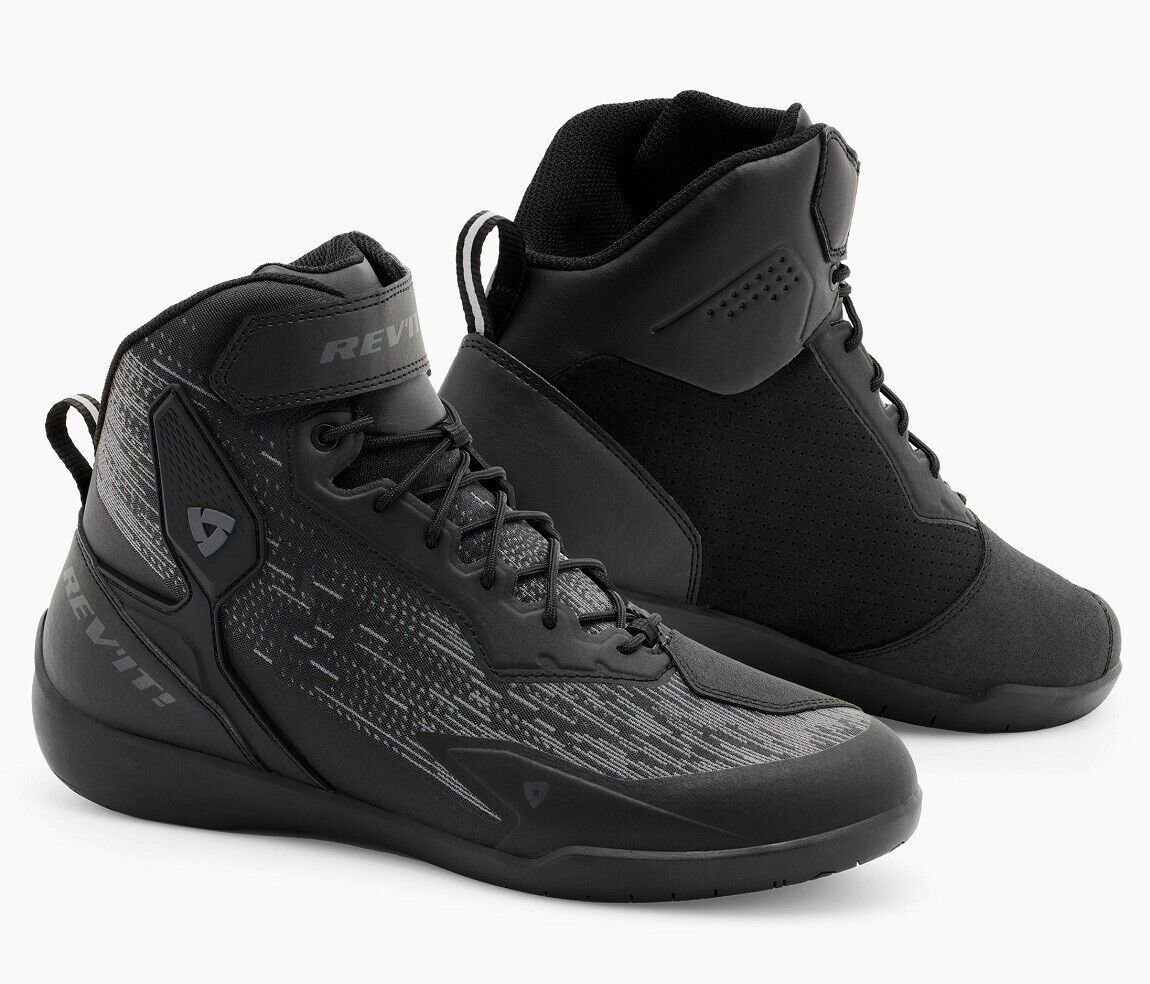 SCARPE STIVALI BOOTS ESTIVE MOTO REV'IT G-FORCE 2 AIR BLACK ANTHRACITE TG 45