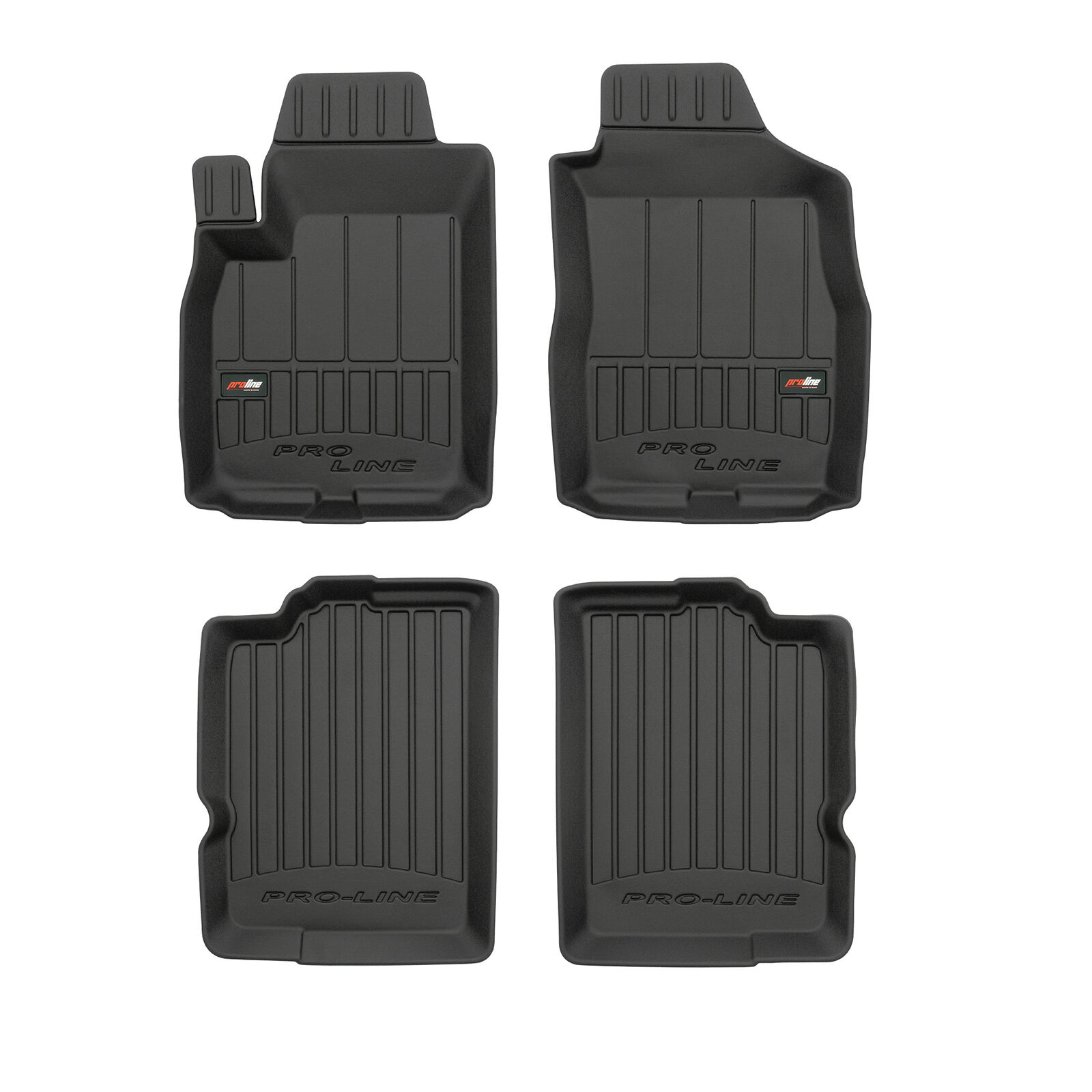 Tappetini Tappeti PRO LINE 3D per FIAT Panda II 2003-2012 in gomma