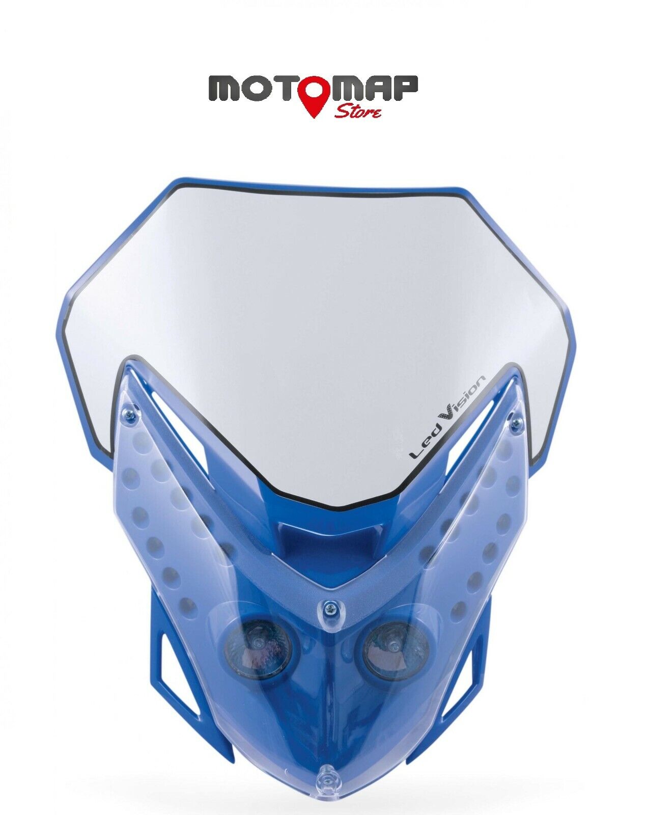 Acerbis Portafaro Mascherina Blu Led Vision Yamaha Wrf Wr F 250 450