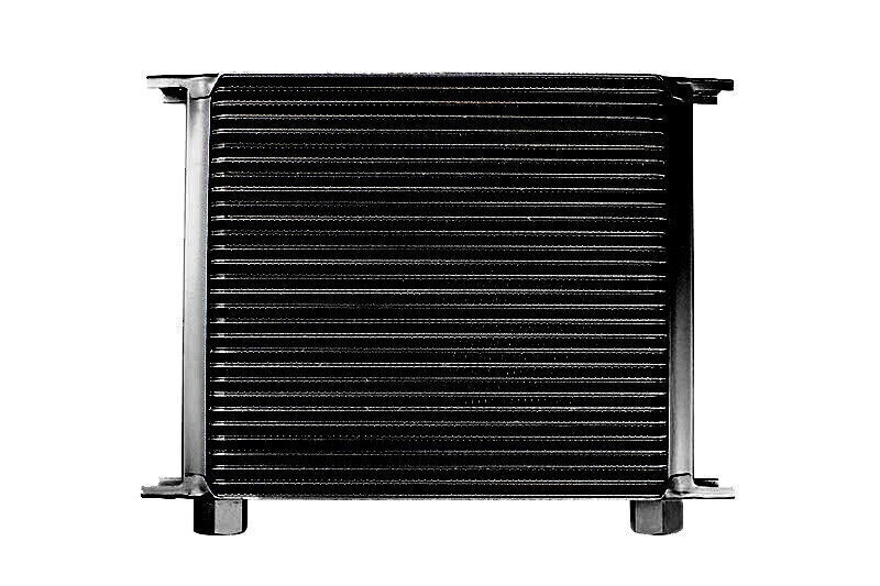 Radiatore olio motore femmina 30 file file file femmina 1/2" nero