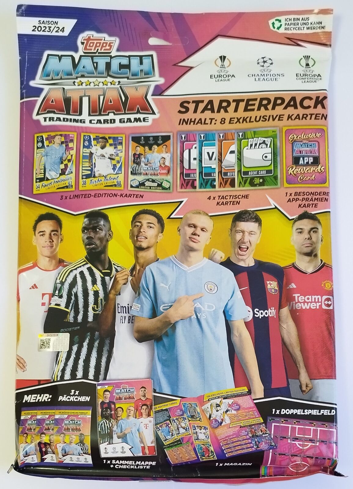 Match Attax Champions League 2023-24 Starter Pack Ed. Germania