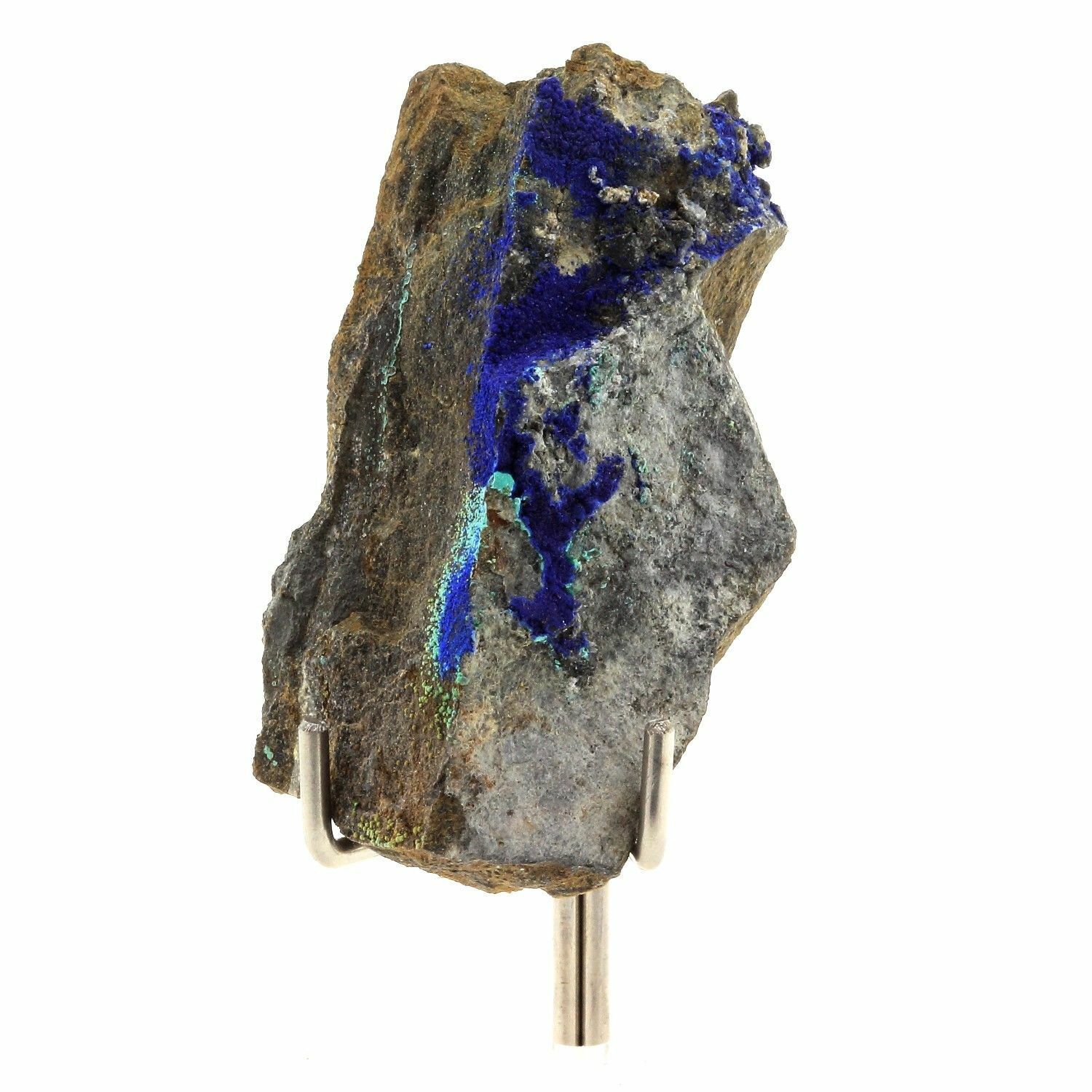 Azurite. 124.5 Ct. La Sanguinede, I Mechelen, Gard, Francia Rara