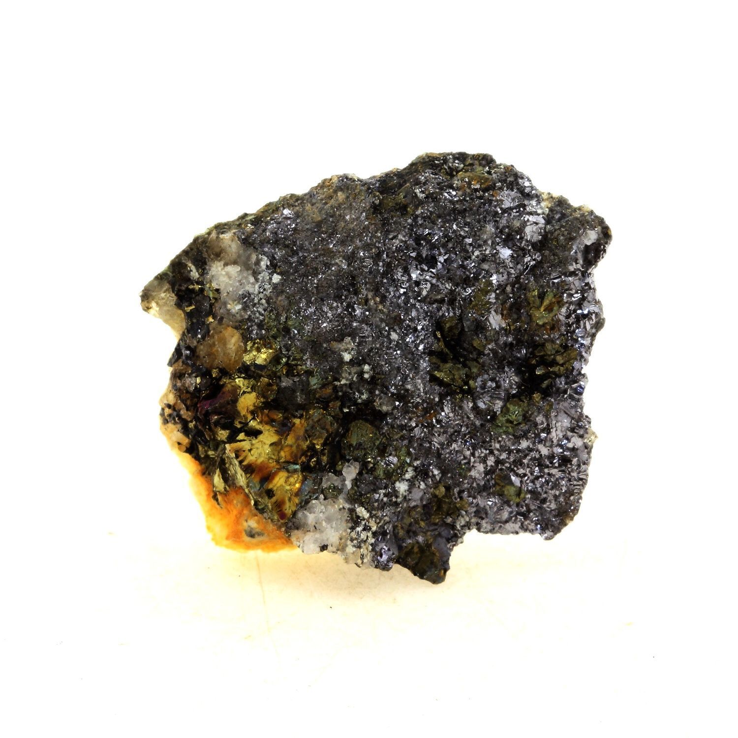 Galena+Calcopirite+Azurite. 78.75 Ct. Mine D?Oulles, Isère, Francia